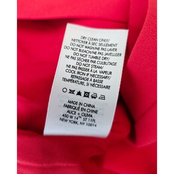 $330 Reg. Alice + Olivia Romper Red Skort Dress Size 12 - Picture 9 of 9